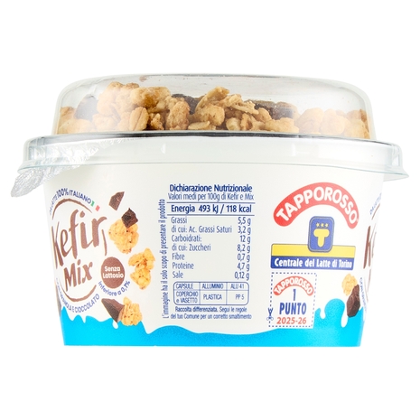Tapporosso Kefir Mix con Granola e Cioccolato 150 g